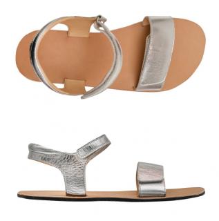 4.bare Dámské barefoot sandály 4.Fun Cool Silver 40, Stříbrná