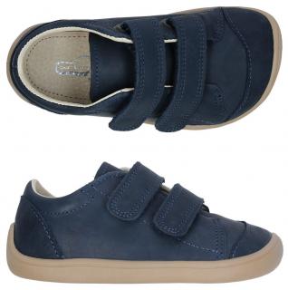 Barefoot boty Bar3foot 3F Elf Walker 3BE28/L48 kožené 24, Tmavě modrá