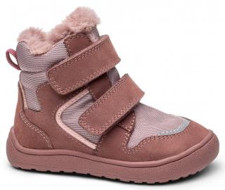Barefoot zimní obuv Protetika DAXI OLD PINK 30, Růžová