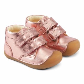 BUNDGAARD Dětské celoroční botičky Petit Strap Blonde BG101164-305 Rose Gold 20, Růžová