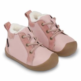 Bundgaard dětské kožené zimní boty BIRDIE TEX BG303305-781 20, Růžová