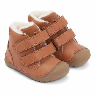Bundgaard dětské kožené zimní boty PETIT Mid Winter BG303201DG-235 21, Hnědá