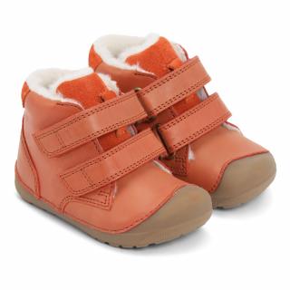 Bundgaard dětské kožené zimní boty PETIT Mid Winter (BG303201DG-820) 27, Oranžová