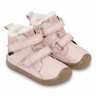 Bundgaard dětské kožené zimní boty Willie Strap TEX BG303306-788 Gold Stream 32, Růžová