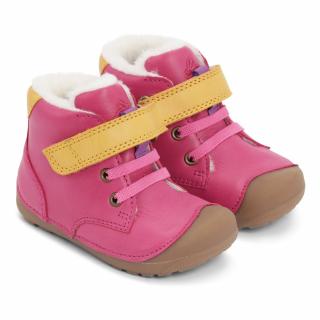 Bundgaard dětské zimní boty PETIT Mid Winter Lace Sport BG303260DG-717 21, Růžová