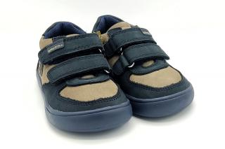 Dětská celoročná obuv BRENDON NAVY Protetika - Barefoot 22, Modrá