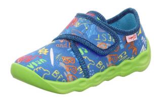 Dětská domácí obuv Superfit BUBBLE 1-006273-8000 24, Modrá