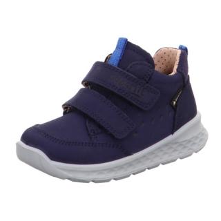 Dětská jarní obuv Superfit BREEZE 1-000369-8000 s membránou - GORE-TEX Modrá 25, Tmavě modrá