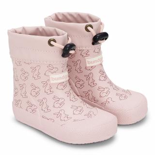 Dětské barefoot holínky Bundgaard Cover BG401040-790 Rabbit Old Rose 22, Světle růžová