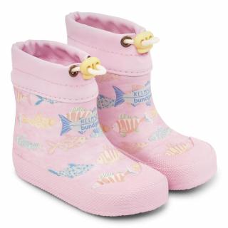 Dětské barefoot holínky Helmstedt X Bundgaard Cover  BG401051-9404 22, Růžová