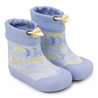 Dětské barefoot holínky Helmstedt X Bundgaard Cover BG401051-9405 20, Modrá