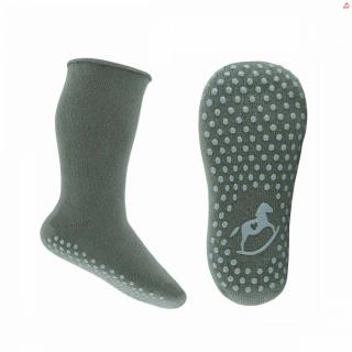 Dětské bavlněné protiskluzové ponožky Emel - Zelená 23 - 26, Zelená