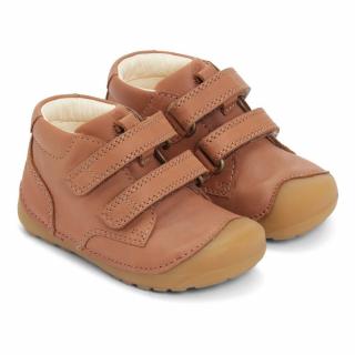 Dětské celoroční botičky BUNDGAARD Petit Strap BG101068-235 Cognac WS 21, Hnědá