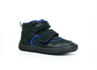 Dětské kotníkové barefoot boty Protetika HARDY Black / Černá 22