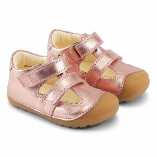 Dětské kožené sandálky Bundgaard Petit Summer BG202173-305 Rose Gold 24, Růžová