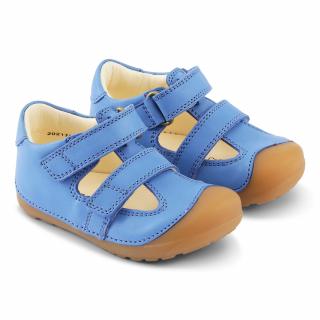 Dětské kožené sandálky Bundgaard Petit Summer BG202173-528 Oceán (poslední kus 20) 20, Modrá