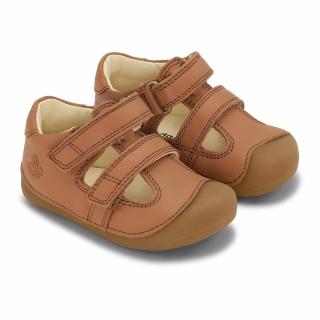 Dětské kožené sandálky Bundgaard Petit Summer Cognac BG202257-2115 22, Hnědá