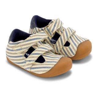Dětské kožené sandálky Bundgaard Petit Summer Oceanic Stripe BG202246-9301 22, Vícebarevné
