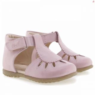 Dětské kožené sandálky EMEL E2436-17 Růžová 22