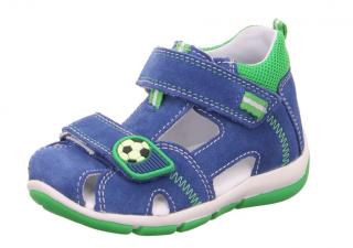 Dětské letní sandálky Freddy 6-00144-80 Modrá - SUPERFIT 19, Modrá
