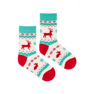 Dětské ponožky Feetee Deer Rabbit 31 - 34, Vícebarevné