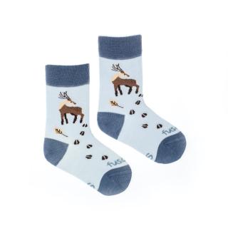 Dětské ponožky Fusakle Po stopách jelena 27 - 30, Modrá