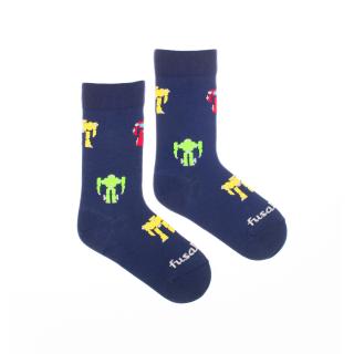 Dětské ponožky Fusakle Transformer 23 - 26, Modrá