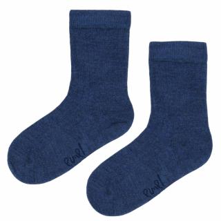 Dětské ponožky s 80% merino vlnou Emel - Tm.Modré - ESK 100-51 19 - 22, Modrá