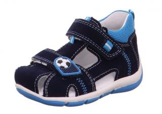 Dětské sandálky Superfit Freddy 0-800144-81 Modrá - SUPERFIT 18, Modrá