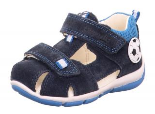 Dětské sandálky Superfit Freddy 1-609142-8030 Modrá - SUPERFIT 19, Modrá