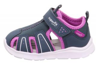 Dětské sandály Superfit Wave 1-000478-8070 Modrá/Růžová 22, Modrá