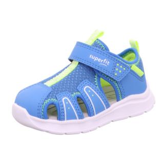 Dětské sandály Superfit Wave 1-000478-8400 Bledě modrá 19, Bledě modrá