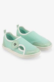 Hopfrög Kids MULTI Green – barefoot tenisky/sandály k vodě i do školky 32, Mentolová