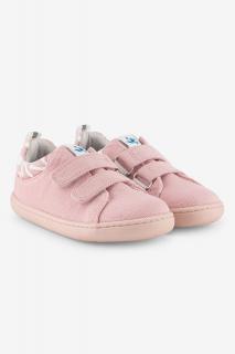Hopfrög Kids Smart Walker Recycled Canvas Eco Pink barefoot tenisky 32, Růžová
