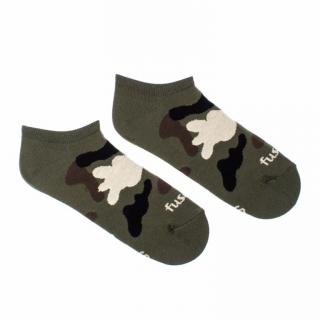Kotníkové ponožky Fusakle Maskáč 43 - 46, Zelená