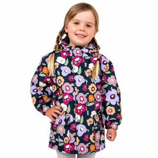 Nepromokavá bunda do deště Jan & Jul - Cozy - Winter Flowers 3-4 roky / 97-104 cm