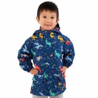 Nepromokavá bunda Jan & Jul - Cozy - Space Dinos 5-6 let / 112-120 cm