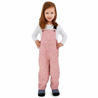 Nepromokavé kalhoty s laclem do deště a sněhu Jan & Jul Cozy-Dry Bib Pants - Prairie Flowers 2-3 roky / 89-96 cm