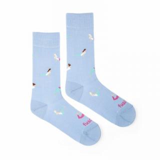 Ponožky Fusakle Jóga 35 - 38, Modrá