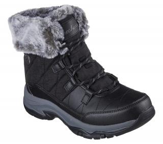 Skechers kotníková zimní obuv Relaxed Fit - Trego - Winter Feelings 167431/BLK 38, Černá