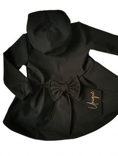 Softshellový kabátek - UNIQUE girl černá 110/116, Černá