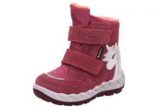 Superfit Dětská růžový zimní obuv ICEBIRD 1-006010-5500 s membránou GORE-TEX 22, Růžová