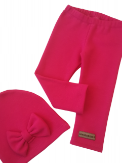 UNIQUE kids Zimní legíny z warmkeeperu fuchsia 116, Fuchsia