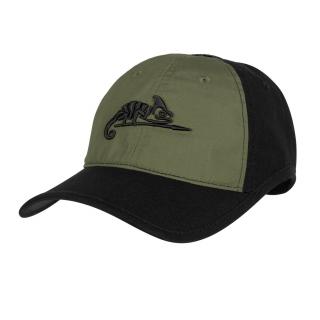 Čepice HELIKON Logo Cap Black / Olive