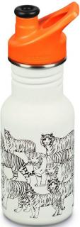 Dětská láhev KLEAN KANTEEN Kid Classic Classic Narrow 355 ml - Tigers