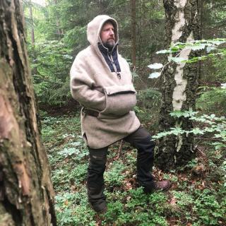 JUBÖ Bushcraft 100% Woolen ANORAK Velikost: L