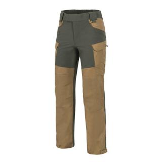 Kalhoty Helikon HYBRID OUTBACK PANTS DuraCanvas - Coyote / Taiga Green A Velikost: L/LONG