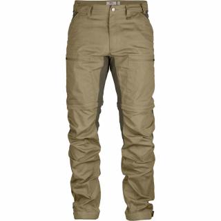 Kalhoty / kraťasy Fjällräven Abisko Lite Trekking Zip-off M Reg - Sand / Tarmac Velikost: C48