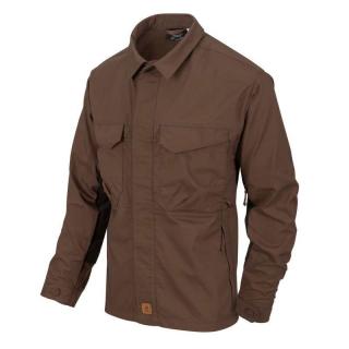 Košile Helikon Woodsman SHIRT - Earth Brown / Black Velikost: L