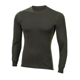 Merino triko Aclima WarmWool Crew Neck shirt 200g - Olive Night/Capulet Velikost: S